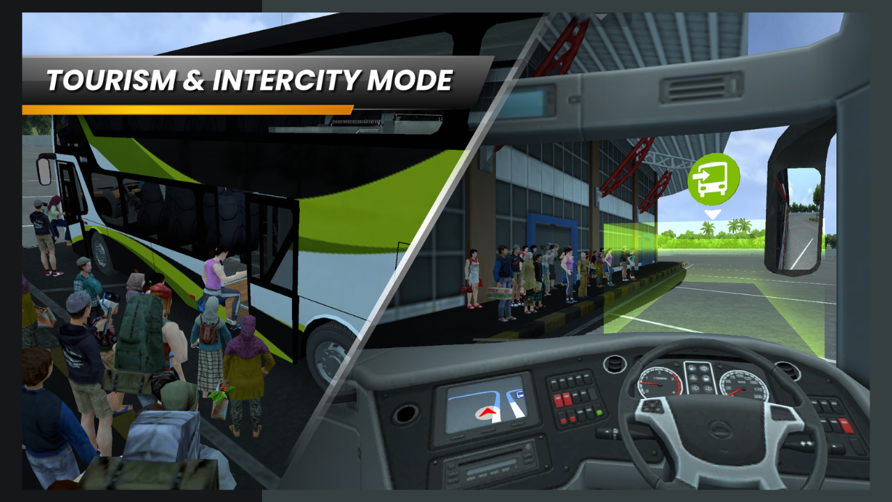 مميزات لعبة Bus Simulator Indonesia مهكرة اخر اصدار