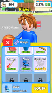 تحميل لعبة Lifting Hero مهكرة 2026 للاندرويد APK مجانا 2