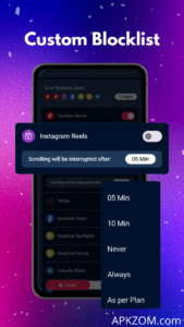 تحميل تطبيق NoScroll مهكر 2026 للاندرويد APK مجاناً 2