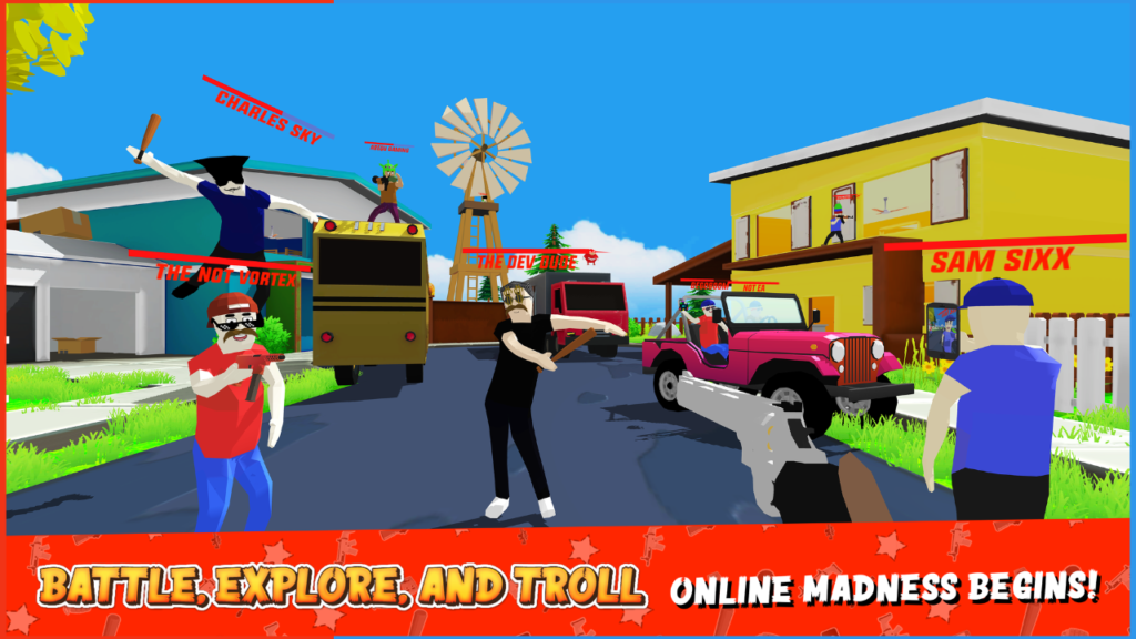 نبذة عن لعبة Dude Theft Wars مهكرة للاندرويد