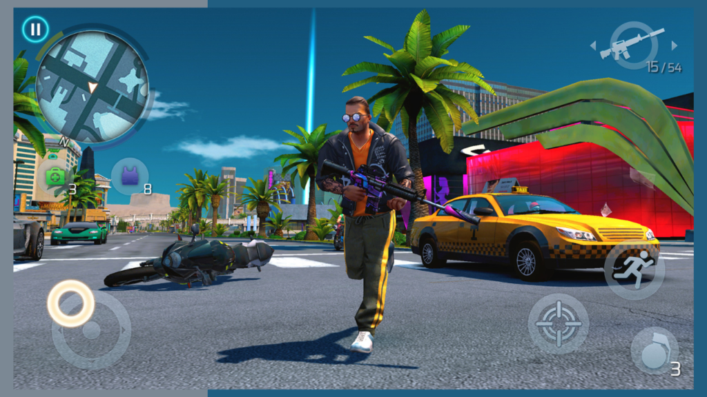 مميزات لعبة Gangstar Vegas مهكرة اخر اصدار