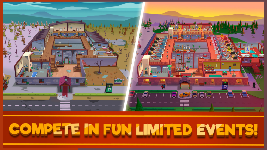 تحميل لعبة Hotel Empire Tycoon APK مهكرة 2026 للأندرويد آخر إصدار 2