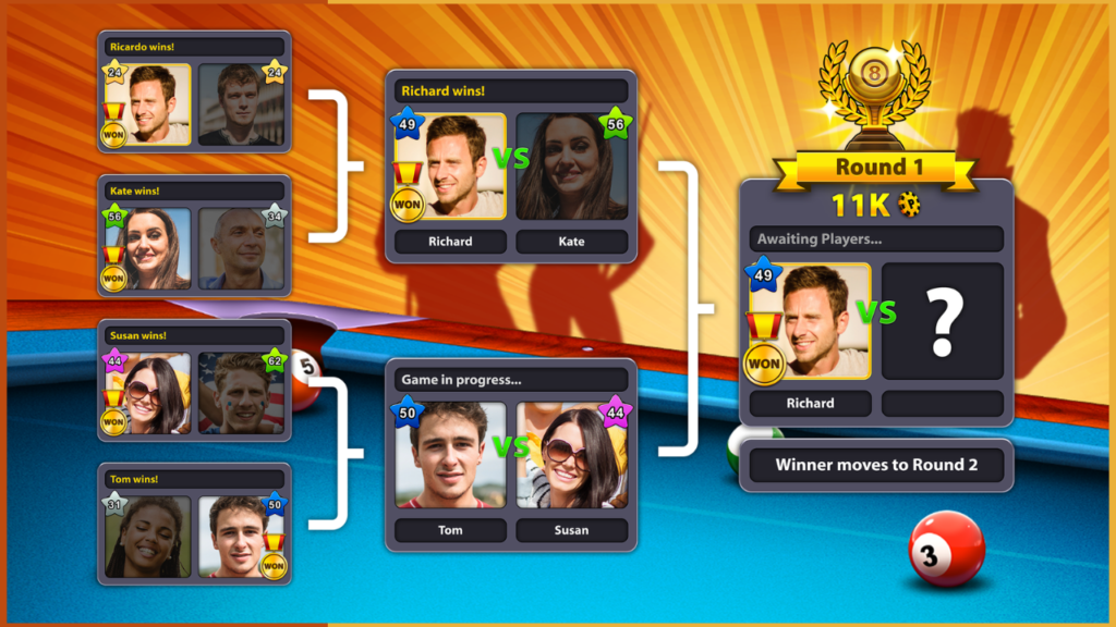 تحميل لعبة Ball Pool 8 مهكرة APK للأندرويد 2026 1