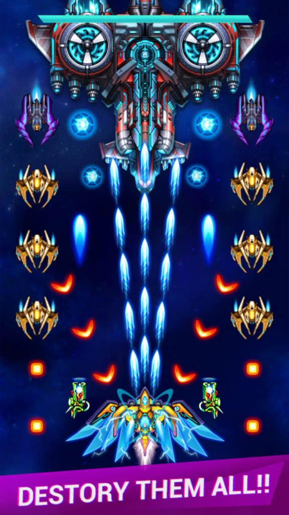 تحميل Galaxy Sky Shooting APK مهكرة 2026 للأندرويد آخر إصدار 2
