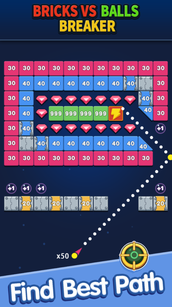 تحميل لعبة Bricks vs Balls Breaker APK مهكرة 2026 للأندرويد آخر إصدار 3