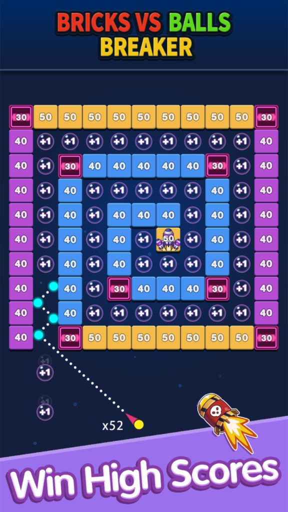تحميل لعبة Bricks vs Balls Breaker APK مهكرة 2026 للأندرويد آخر إصدار 1