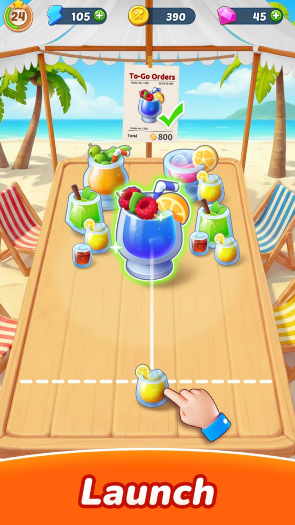 تحميل لعبة Tasty Travels Merge Game مهكرة APK للأندرويد