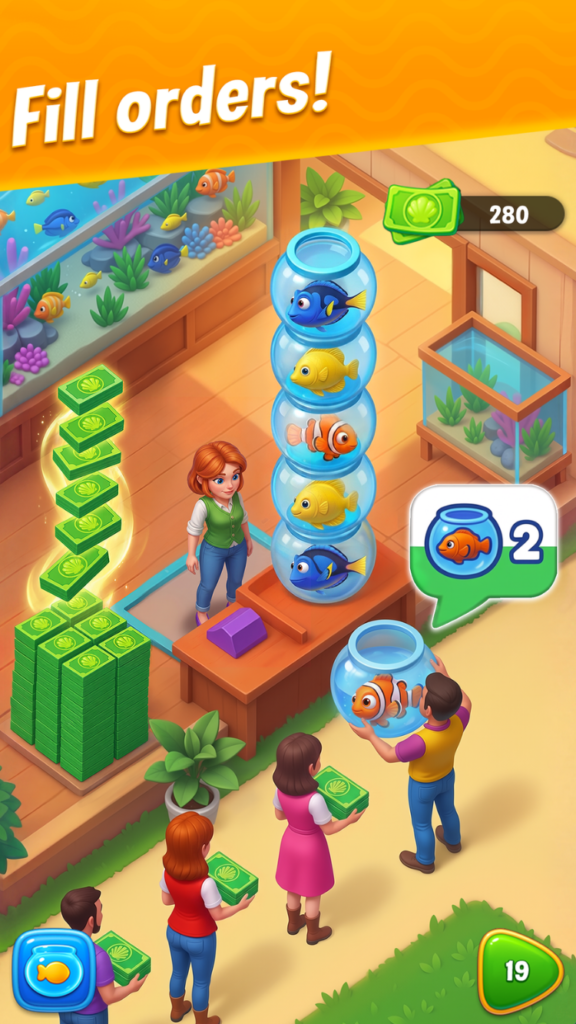 تحميل لعبة Fishdom APK مهكرة 2027 للأندرويد آخر إصدار 3