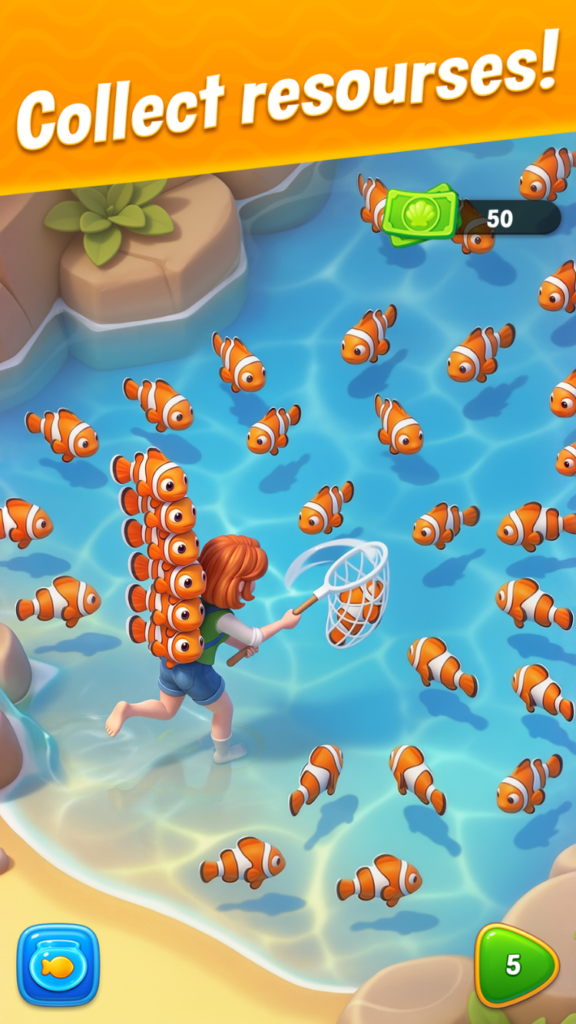 تحميل لعبة Fishdom APK مهكرة 2027 للأندرويد آخر إصدار 2