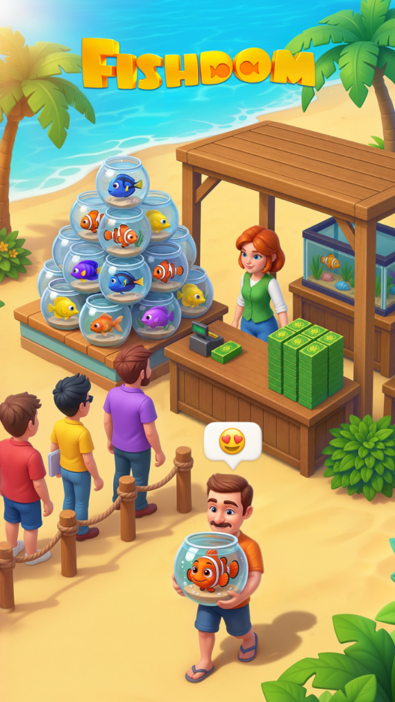 تحميل لعبة Fishdom APK مهكرة 2027 للأندرويد آخر إصدار 1