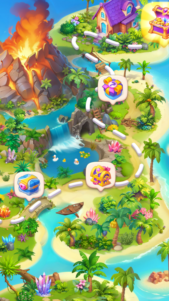 تحميل لعبة Merge Adventure Travel Games APK مهكرة 2027 للأندرويد 3