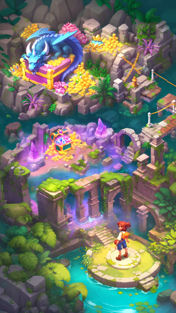 تحميل لعبة Merge Adventure Travel Games APK مهكرة 2027 للأندرويد 1