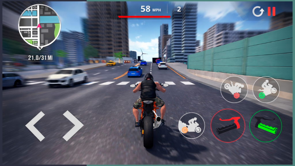 تحميل لعبة Motorcycle Real Simulator مهكرة APK للأندرويد